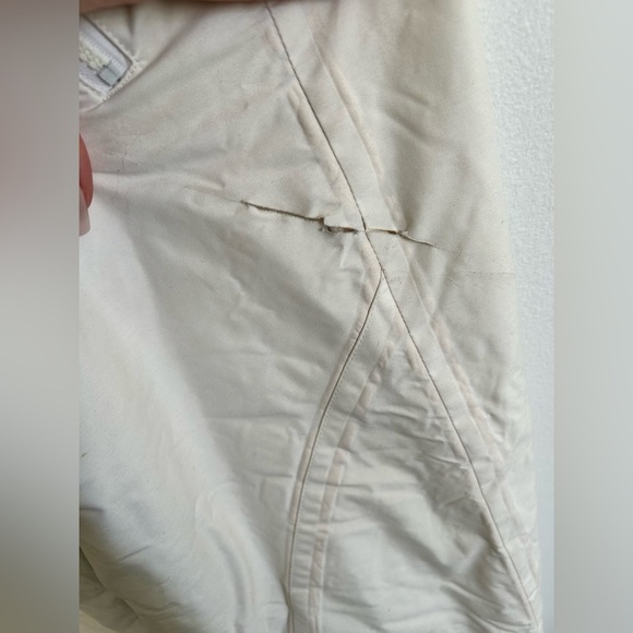 Vintage HEAD Overall White Snow pants Snowboarding Skiing Pants Womens size 12 - Picture 10 of 11